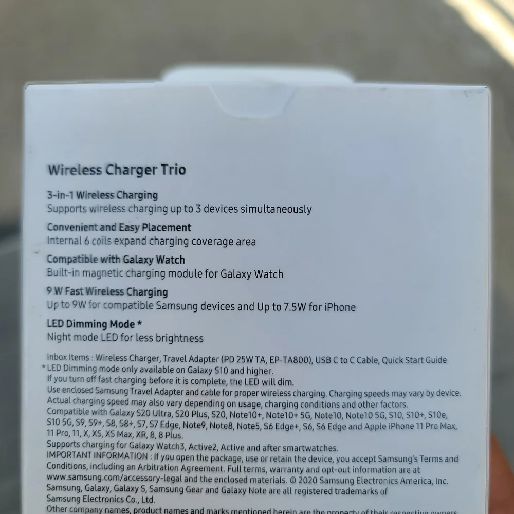 Samsung Wireless Charger Trio